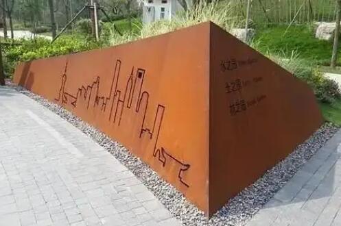 澄海耐候钢挡土墙